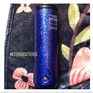 NWT Starbucks blue crinkle vacuum sealed tumbler